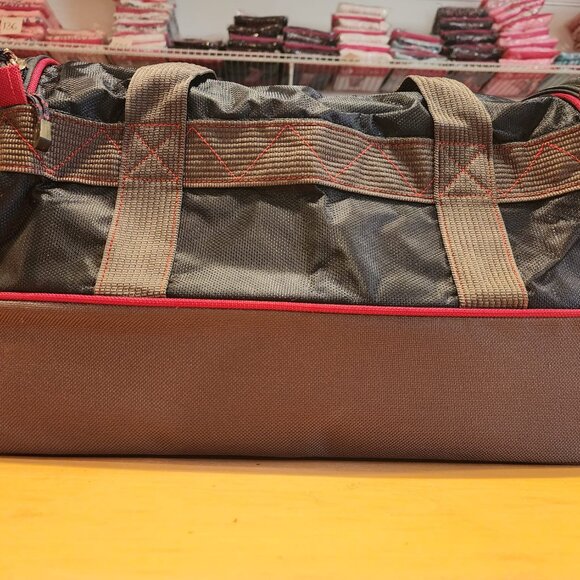 Nautica Dockside 22" Duffle Bag🔥New Large Bag w/ Shoulder Strap Dark Grey/Navy - Picture 5 of 9